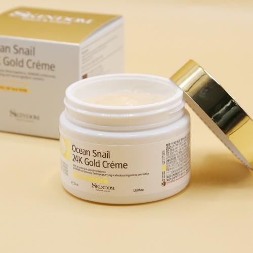 Skindom salyangoz va 24K oltin krem